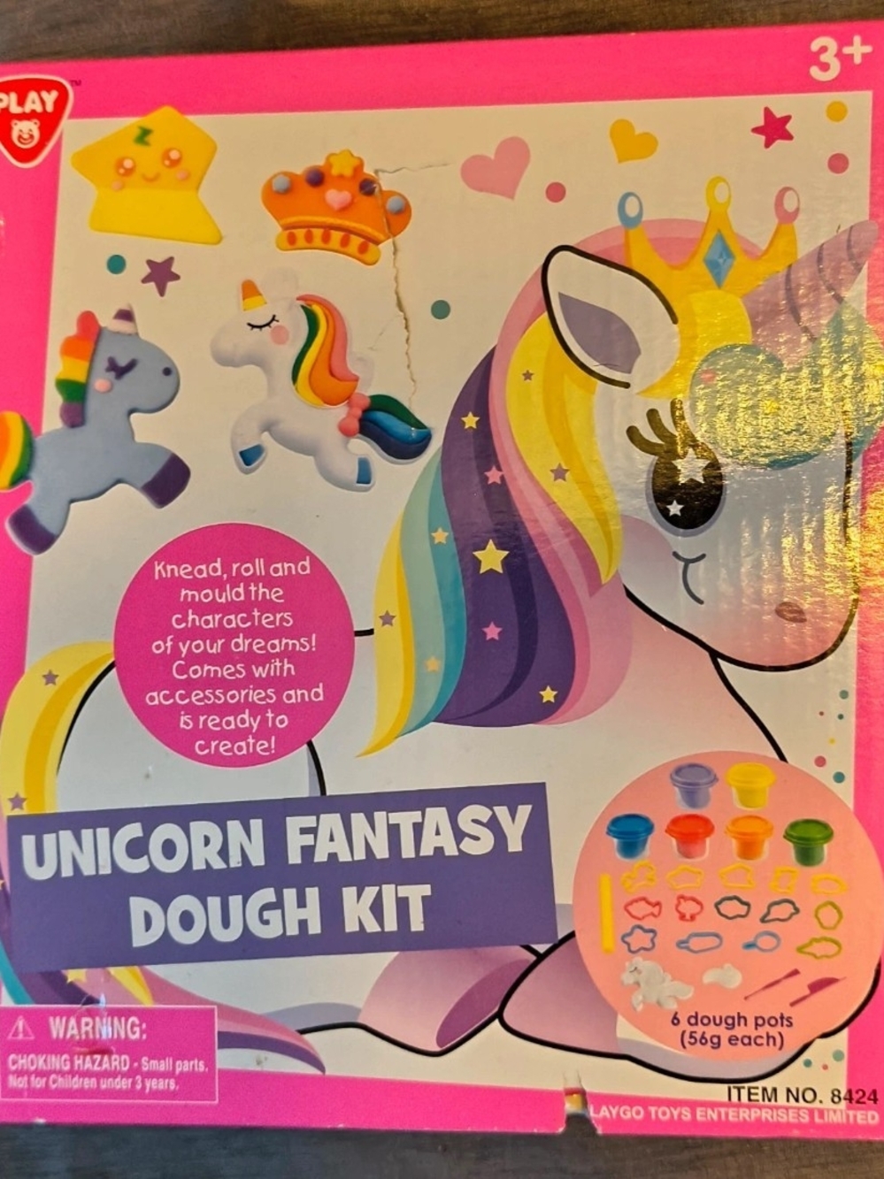 Unicorn Fantasy Dough Kit by - Pink Unicorn Creative Set